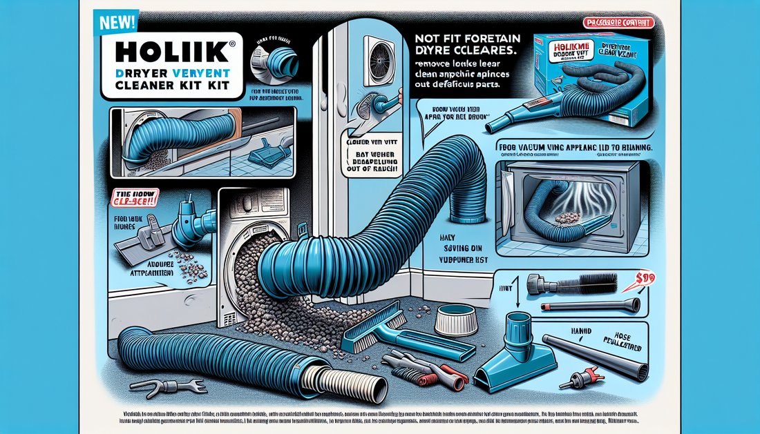 Discover how the Holikme Dryer Vent Cleaner Kit ca