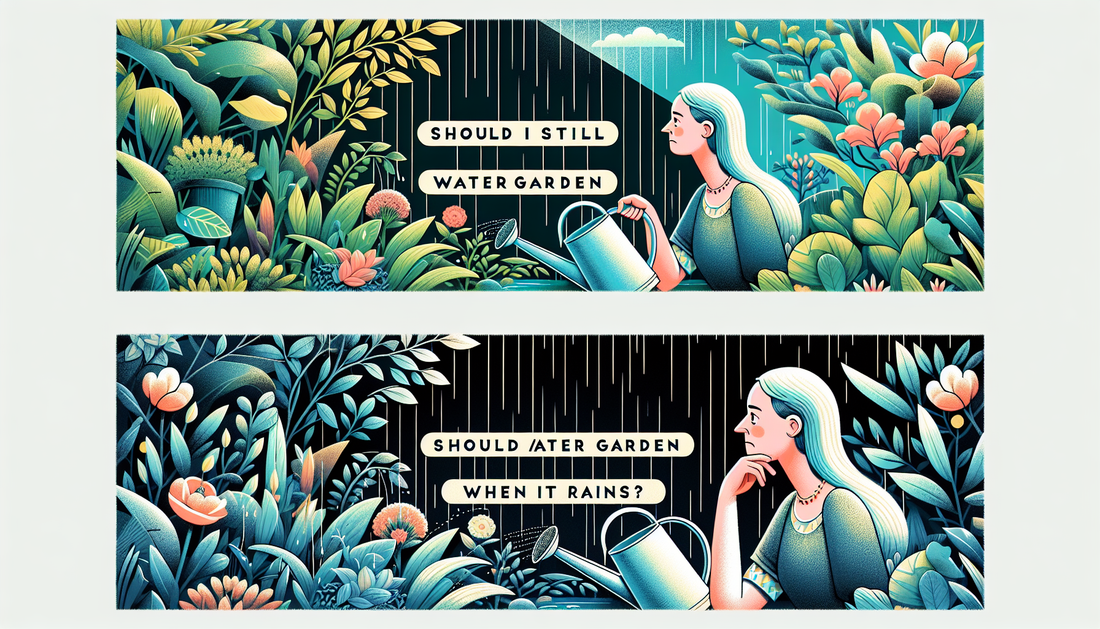 Discover whether to water your garden when it rain