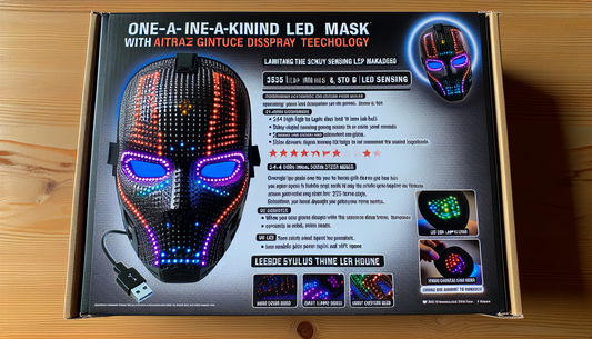 Discover the coolest LED masks for Halloween, Chri