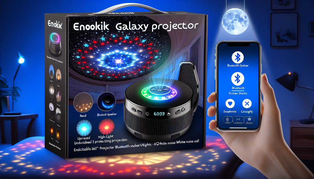Discover how the ENOKIK Galaxy Projector can trans