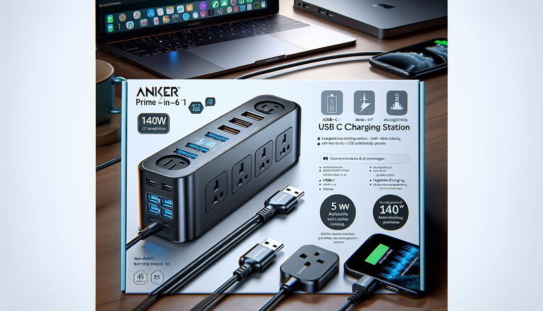 Discover the Anker Prime 6-in-1 USB C Charging Sta