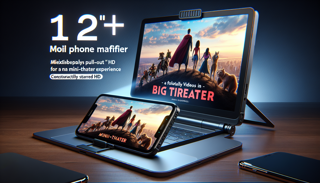 Discover the 12-inch mobile phone screen magnifier