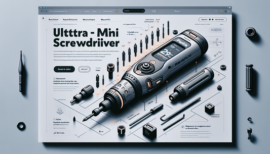 Discover the power of mini electric screwdrivers f