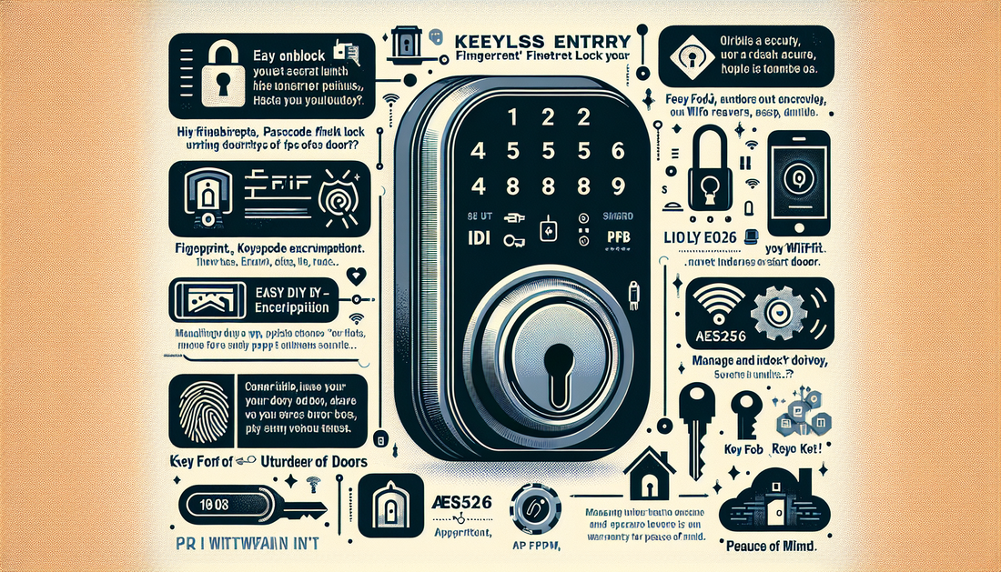 Discover the convenience of a keypad smart door lo