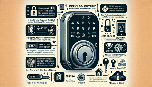 Discover the convenience of a keypad smart door lo