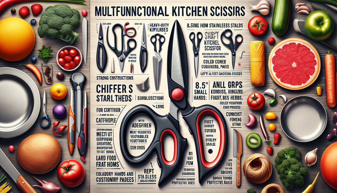 Discover the iBayam Kitchen Scissors, the versatil