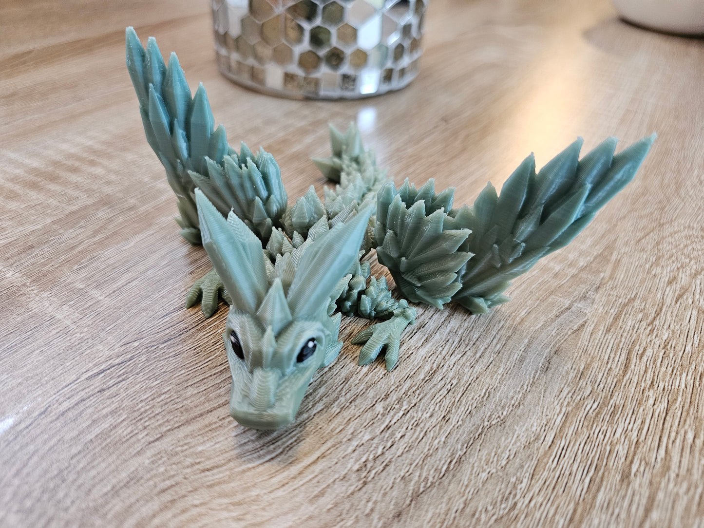 Winged Baby Crystal Dragon