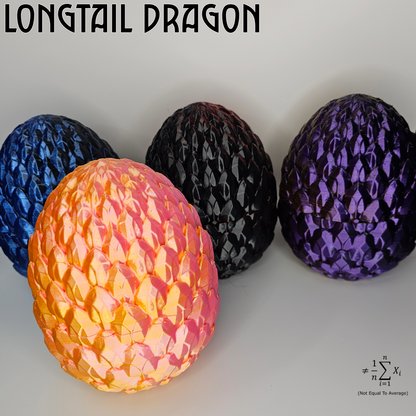 Long Tail Dragon With Egg