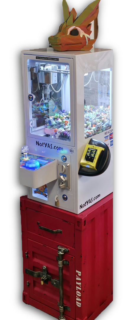 Birthday Party Claw Machine Rental – Fully Loaded with 3D Prizes
