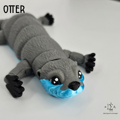 Playful Otter - Cute Flexible 3D Printed Otter