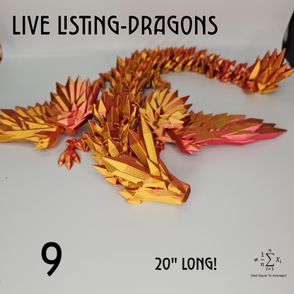 Live Listing - Dragons