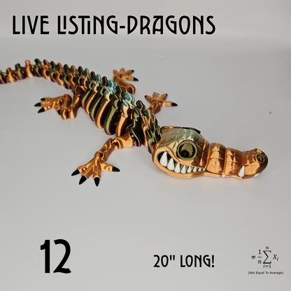 Live Listing - Dragons