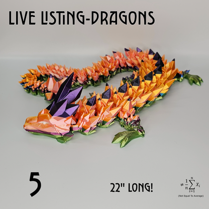 Live Listing - Dragons