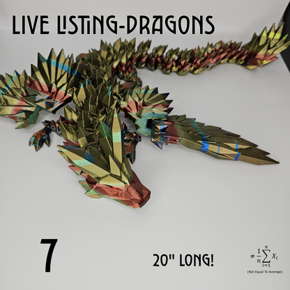 Live Listing - Dragons