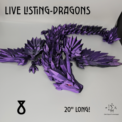 Live Listing - Dragons