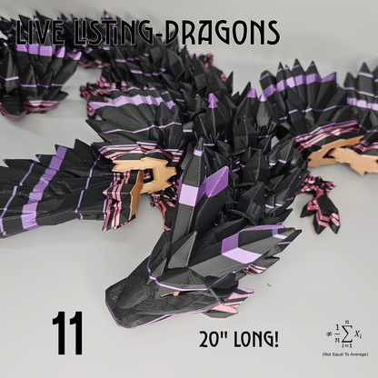 Live Listing - Dragons