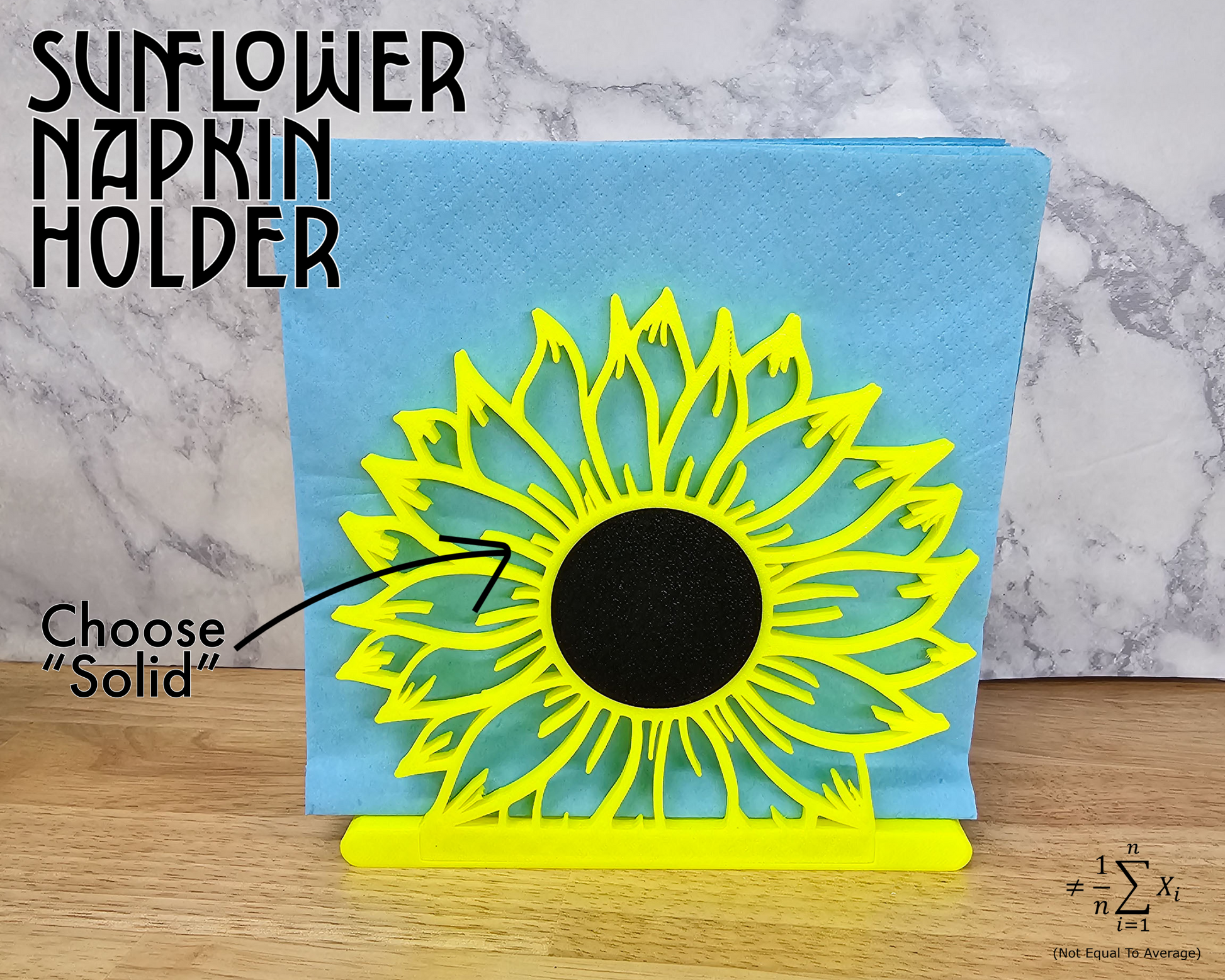 Sunflower Napkin Holder - Country Store Casual Collection