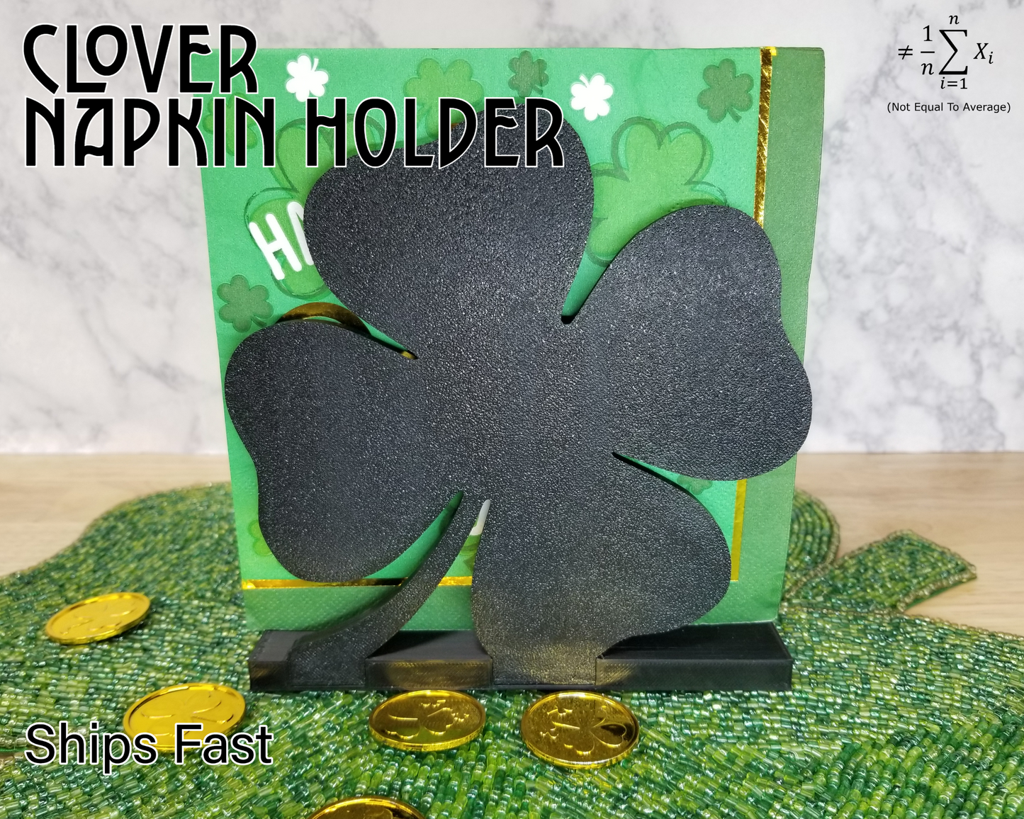 Clover Luck Napkin Holder