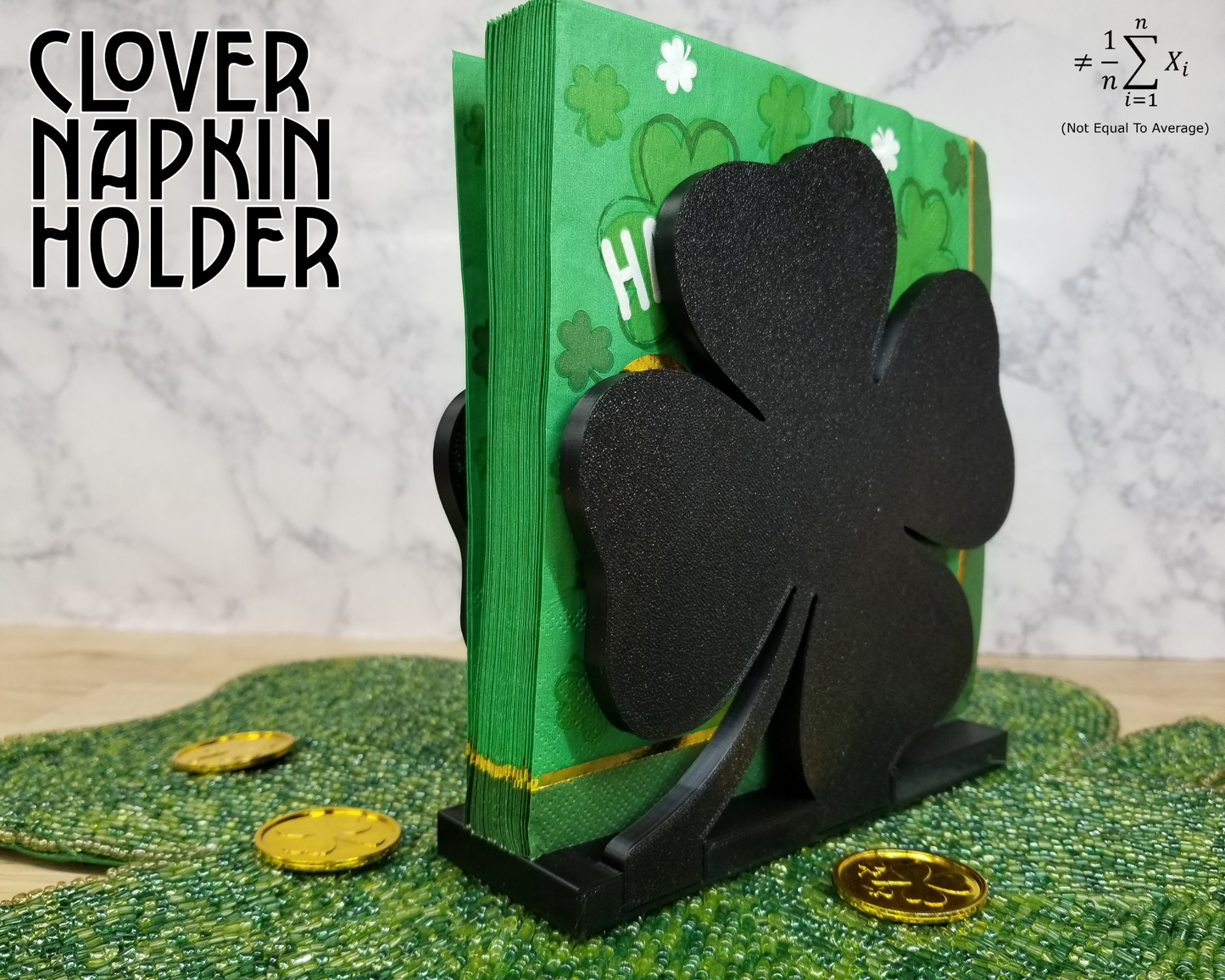 Clover Luck Napkin Holder