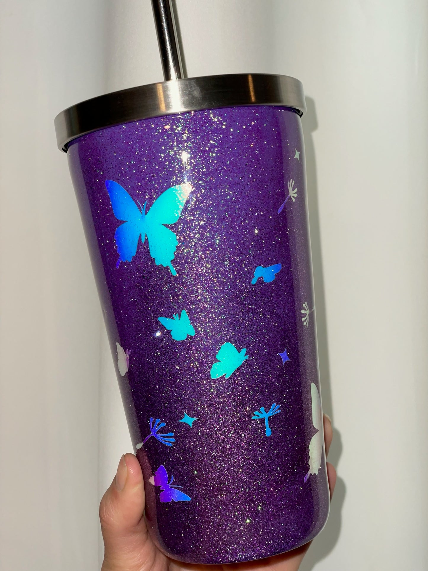 19 oz Stainless Steel Holographic Tumbler