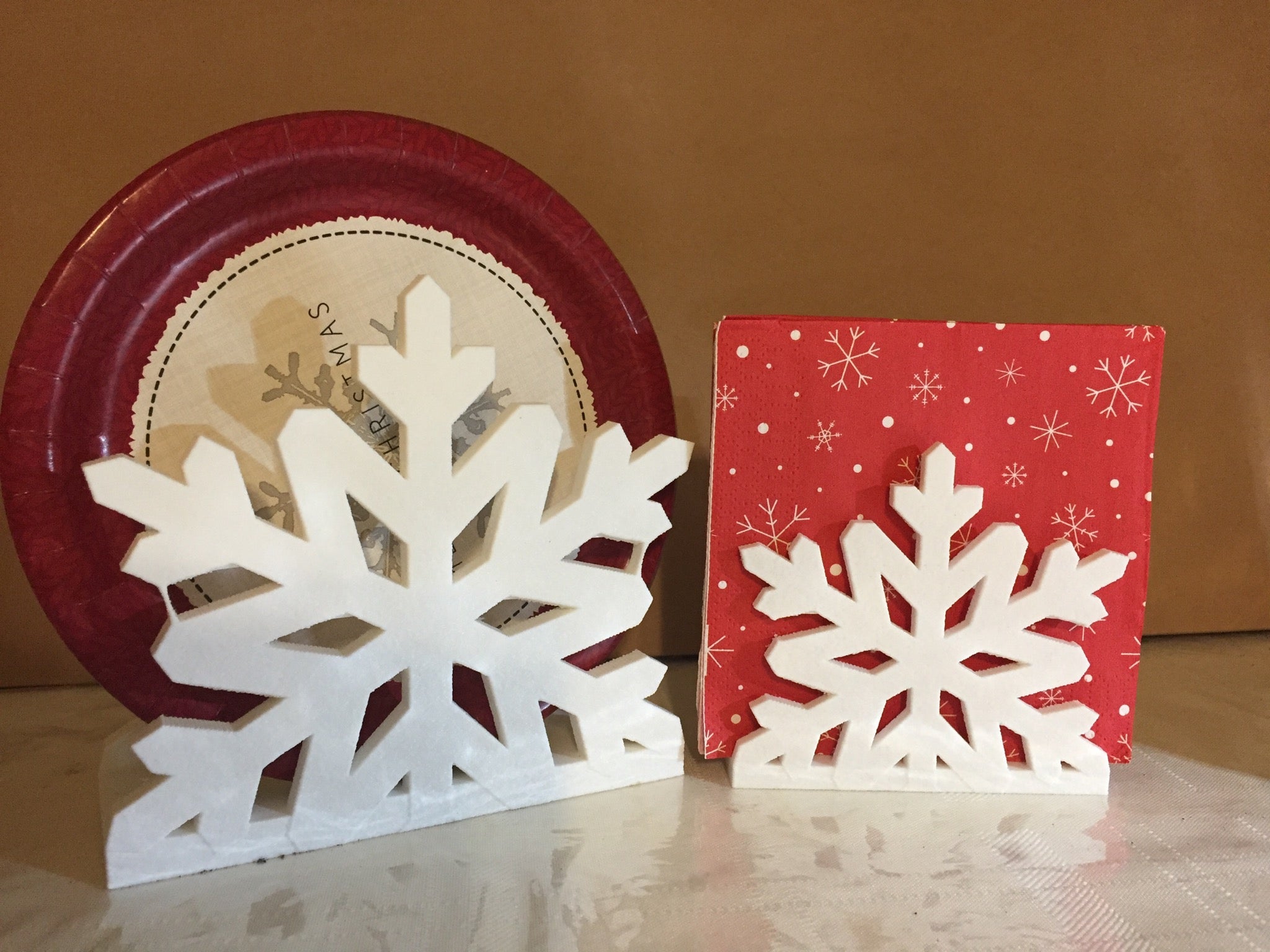 Snowflake deals napkin holder