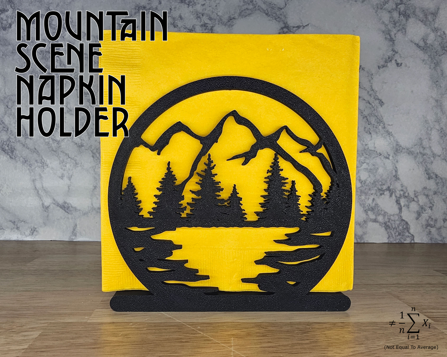 Mountain Landscape Napkin Holder