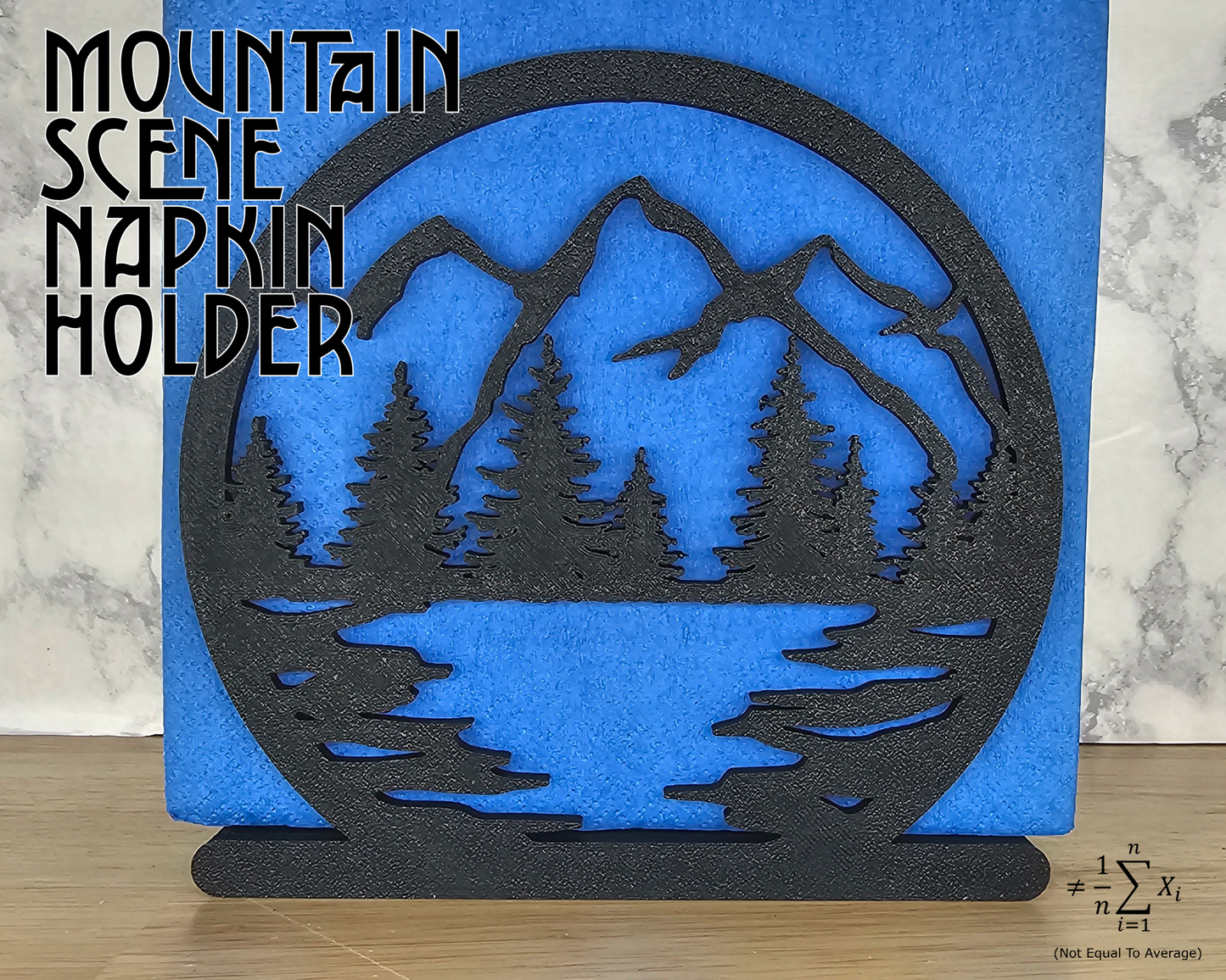 Mountain Landscape Napkin Holder