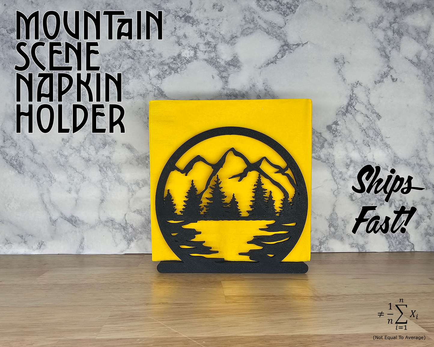 Mountain Landscape Napkin Holder